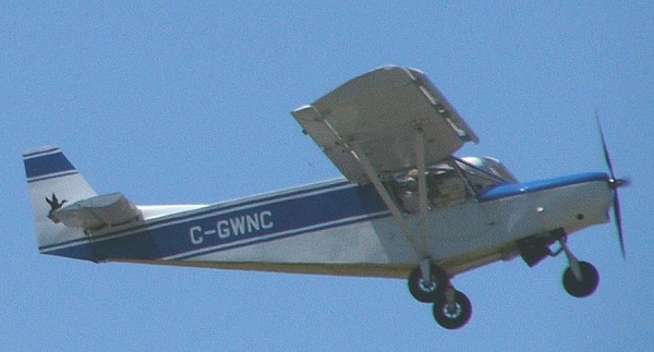  A Zenair CH 701 STOL light aircraft. 